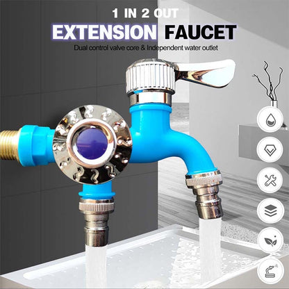 ⏳ 50% OFF! 🚰Explosion-Proof Faucet Extender – Extended Spout & Dual Control for Safer, Controlled Water Use 💧