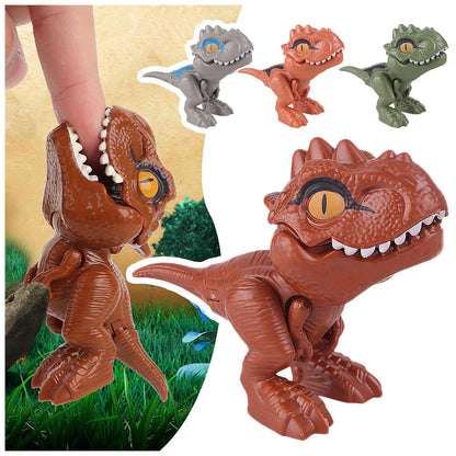 💥Dinosaur Invasion!!🦖 Finger-Biting Dinosaur Toy – Realistic & Interactive, A Fun Gift for Kids 2+ 🎁