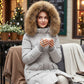 Women's Windproof Quilted Long Winter Coat