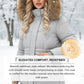 Women's Windproof Quilted Long Winter Coat