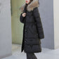 Women's Windproof Quilted Long Winter Coat