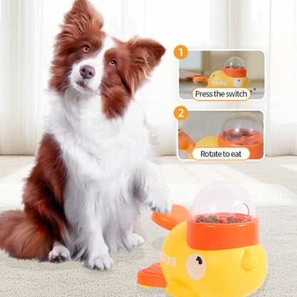 🐕 2-in-1 Interactive Pet Puzzle Toy & Feeder – Duck Design with 3 Dispensing Ports, Fun Mental Stimulation for Small & Medium Dogs 🐾
