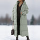 Women's Winter Zip Up Long Puffer Coat