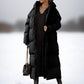 Women's Winter Zip Up Long Puffer Coat
