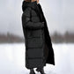 Women's Winter Zip Up Long Puffer Coat