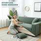 🛋️ Instant Sofa Makeover – Jacquard Knitted Stretch Cover with Elegant Texture. 50% Off. UK Stock
