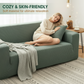 🛋️ Instant Sofa Makeover – Jacquard Knitted Stretch Cover with Elegant Texture. 50% Off. UK Stock