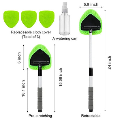 💦Crystal Clear Windscreen in Seconds – Extendable Cleaning Tool with 180° Rotating Head. 50% Off. UK Stock