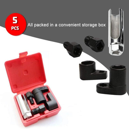 🔧 50% OFF NOW! ⚙️ O2 Sensor Socket & Thread Chaser Set – 5-Piece CR-V Steel Kit for Easy Access & Damage-Free Sensor Changes 🚗✨