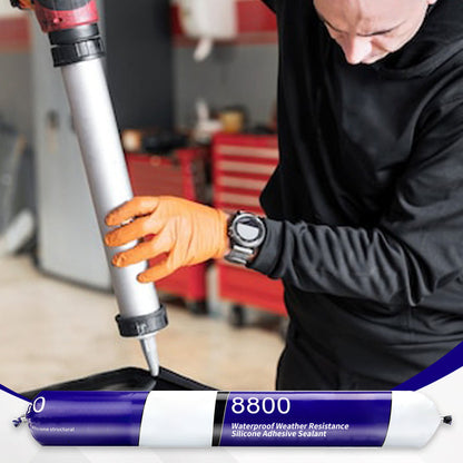 ⏳Time-limited Special⏰Waterproof Weather Resistance Silicone Adhesive Sealant Waterproof Weather-Resistant Silicone Sealant – Seal Gaps, Cracks & Joints with a Flexible,🧱