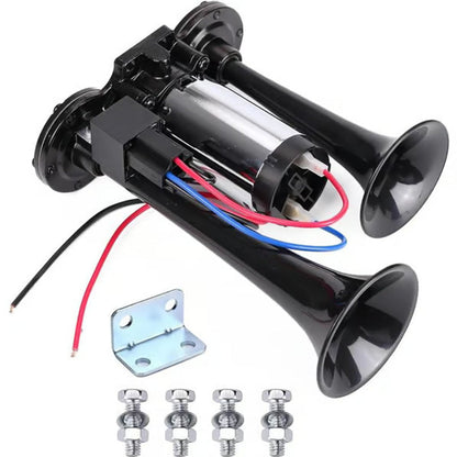 ⏳🔥LIMITED-TIME 50% OFF! ⏰🚨 Train Air Horn 120dB – Fits Trucks, Cars & Boats, 12V/24V, Waterproof & Tool-Free Install 🚛🔊