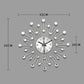 ✨Free Shipping 🕰️ Creative Rhinestone Wall Clock – Silent, Minimalist Luxury for Living Room, Dining & Entryway! 💎🏡