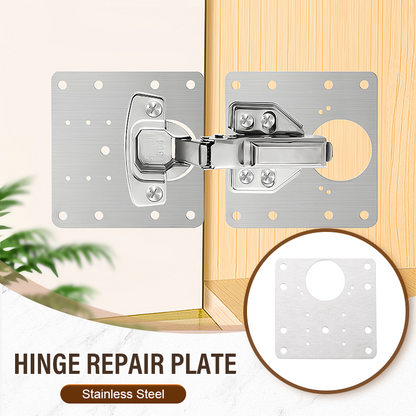 🔧50% OFF🔥  Stainless Steel Hinge Repair Plate🚪