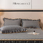 🛏️ Instantly Refresh Your Bedroom – Ruffled Valance Sheet & Pillowcases. Stretchy Fit, No Iron Needed. UK Dispatch