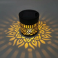 Solar-Powered Mandala Projector Light