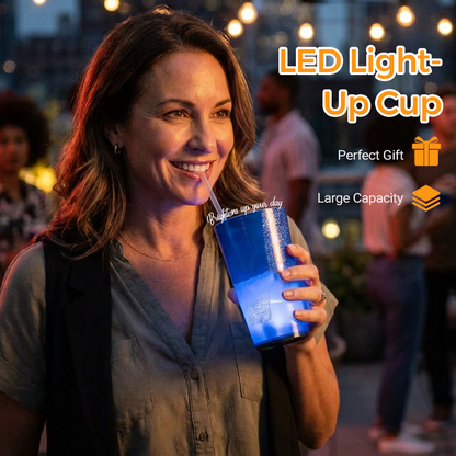 💡 Save 50%! 🥤 ✨LED Light Up Drinking Cup, Water Activated Glowing Party Cup