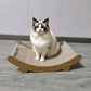 ✨50% OFF⏳2-In-1 Sisal Cat Scratcher Bed, Curved Wooden Frame Cat Lounger🛋️