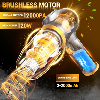🔋 Suction That Lasts – Cordless 4-in-1 Handheld Vacuum Cleaner. Perfect for Car, Stairs & Upholstery. 50% Off. UK Stock