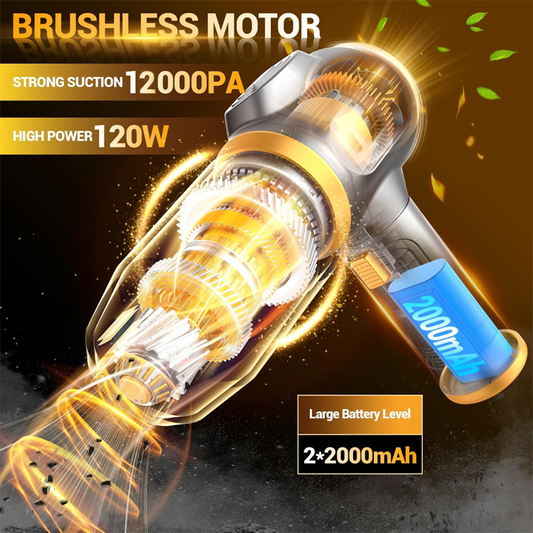 🔋 Suction That Lasts – Cordless 4-in-1 Handheld Vacuum Cleaner. Perfect for Car, Stairs & Upholstery. 50% Off. UK Stock