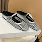⏳Limited-time 50% off⏰Women's Woven Square-Toe Mary Jane Mules👡