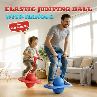 🔥50% OFF!!📢🏋️ Elastic Jumping Ball with Handle – Bounce, Balance & Have Fun Together, A Great Way for Kids & Adults to Stay Active Indoors or Outdoors ✨