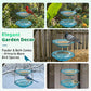 Solar Cascade Hanging Bird Bath Fountain