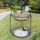 Solar Cascade Hanging Bird Bath Fountain