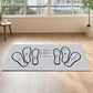🏋️‍♀️ Non-Slip Diatomaceous Earth Squat Target Mat – Guided Foot Positions, Sweat-Absorbing & Ultra-Grip | 35×80cm Home Workout Mat