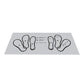 🏋️‍♀️ Non-Slip Diatomaceous Earth Squat Target Mat – Guided Foot Positions, Sweat-Absorbing & Ultra-Grip | 35×80cm Home Workout Mat