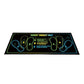 🏋️‍♀️ Non-Slip Diatomaceous Earth Squat Target Mat – Guided Foot Positions, Sweat-Absorbing & Ultra-Grip | 35×80cm Home Workout Mat