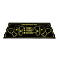 🏋️‍♀️ Non-Slip Diatomaceous Earth Squat Target Mat – Guided Foot Positions, Sweat-Absorbing & Ultra-Grip | 35×80cm Home Workout Mat