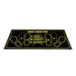 🏋️‍♀️ Non-Slip Diatomaceous Earth Squat Target Mat – Guided Foot Positions, Sweat-Absorbing & Ultra-Grip | 35×80cm Home Workout Mat