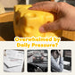 Giant Cheese Stress Toy 🧀 Squeeze the Day Away – A Big, Bouncy Block of Calm ✨
