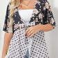 🔥Summer Hot Sale-50% Off!!✨Women's Floral Kimono Ruffle Sleeve Tie Cardigans Flowy Boho Loose Cover Ups