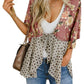 🔥Summer Hot Sale-50% Off!!✨Women's Floral Kimono Ruffle Sleeve Tie Cardigans Flowy Boho Loose Cover Ups