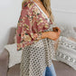 🔥Summer Hot Sale-50% Off!!✨Women's Floral Kimono Ruffle Sleeve Tie Cardigans Flowy Boho Loose Cover Ups