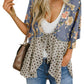 🔥Summer Hot Sale-50% Off!!✨Women's Floral Kimono Ruffle Sleeve Tie Cardigans Flowy Boho Loose Cover Ups