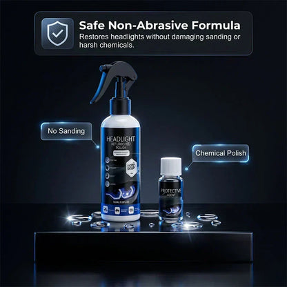 🚗 50% OFF NOW!! 🔆 Professional Car Headlight Restoration Kit – Removes Yellowing & Scratches, Restores Clarity & UV Protection – Easy DIY Solution ✨