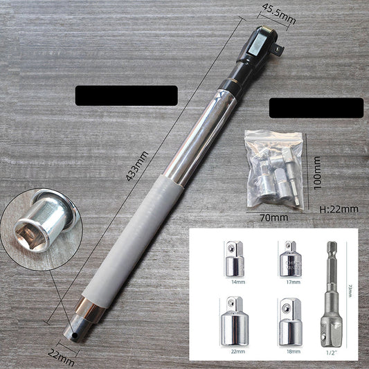 🔧 Reach Tight Bolts with Ease – 2-in-1 Ratchet Wrench with Extension Bar, 72-Tooth Smooth Action. 50% Off. UK Stock