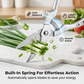 🍗 One Pair, Every Kitchen Job – Multi-Function Shears with Built-In Opener & Nutcracker. Half Price. Free UK Delivery