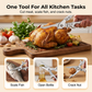 🍗 One Pair, Every Kitchen Job – Multi-Function Shears with Built-In Opener & Nutcracker. Half Price. Free UK Delivery