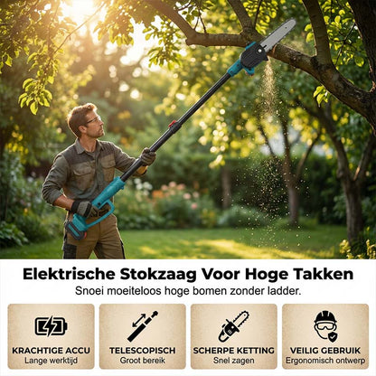🌳 Spring Pruning Made Safe – Cordless Pole Saw with Detachable Hand Chainsaw. Limited Deal. UK Dispatch