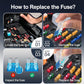 🚗 50% OFF NOW! 🔌 Car Fuse Assortment Kit – Multiple Amperage Standard Blade Fuses, Universal Auto Replacement Fuse Set for Circuit Protection ⚡✨