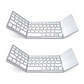 ⌨️ Pocket-Sized Office: Foldable Wireless Keyboard with Trackpad. Works with iOS, Android & PC. Half Price Today