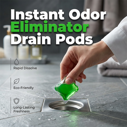 🚿 From just £4.30 per unit 🔥 🚾Bio-Enzyme Drain Deodorizing Capsules –🧼 Instantly Eliminate Odours, Dissolve Quickly | Eco-Friendly Freshener for Bathroom, Kitchen & Floor Drains