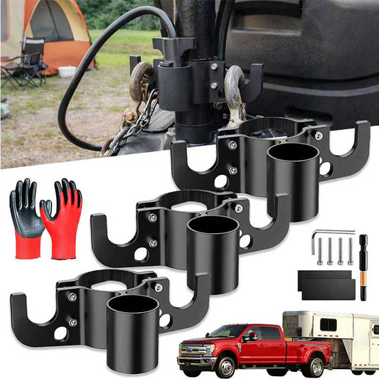 🔥50% OFF!!📢🔗 Aluminium Trailer Towing Chain Organizer Mount – Keep Safety Chains Tidy & Within Reach, Make Hitching Up Less Fiddly for Caravans, Trailers & Tow Vehicles ✨