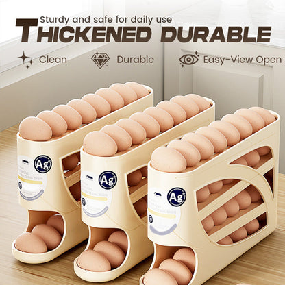 🥚 Always Fresh, Never Overflowing – Gravity Egg Dispenser for Fridge Door, 30-Egg Capacity. UK Stock