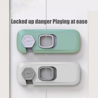 ⏳Limited-Time 50% OFF✨Multipurpose Child Safety Fridge Lock, Strong Adhesive Childproof Cabinet & Drawer Locks🚼