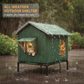 ⏳Limited-Time 50% OFF✨Foldable Raised Outdoor Cat Shelter, Weatherproof Insulated Pet House For Garden & Backyard🐈