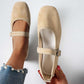 🌸 LAST DAY SPECIAL PRICE!! 🌸 Suede-Finish Mary Jane Ballet Flats – Memory Foam Insole, Adjustable Strap & Effortlessly Elegant 🥿✨